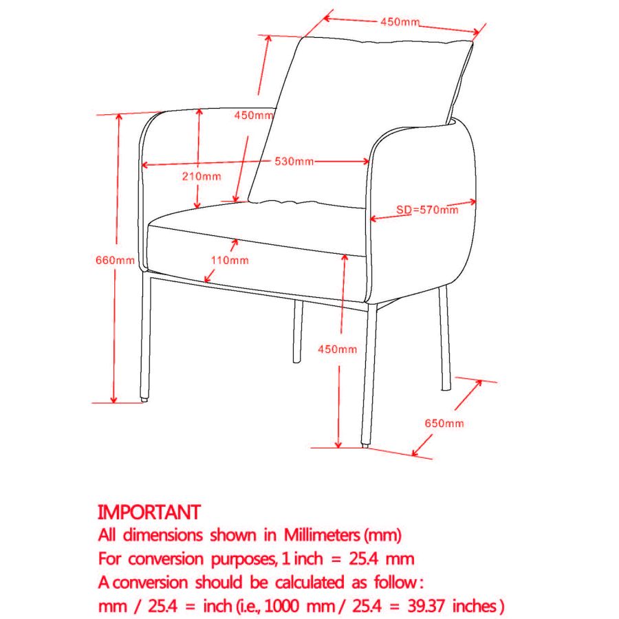 Chaise d'appoint Petrie en Aqua avec patte noire