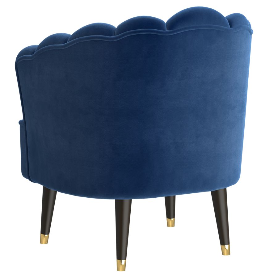 Chaise d'appoint Ezra en bleu