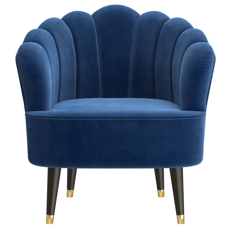 Chaise d'appoint Ezra en bleu
