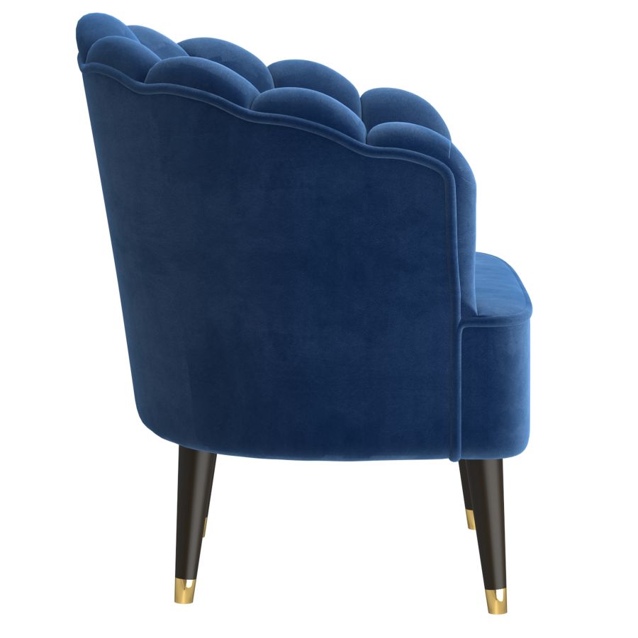 Chaise d'appoint Ezra en bleu