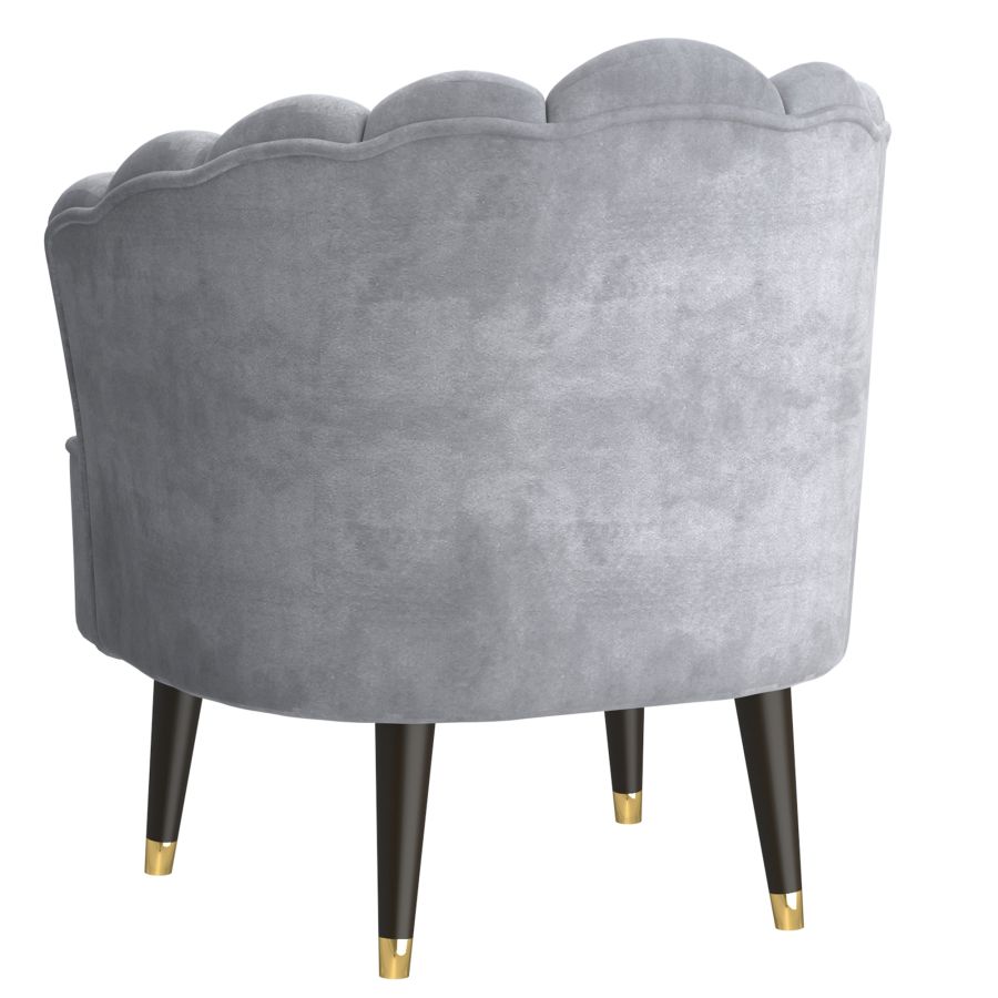 Chaise d'appoint Ezra en gris