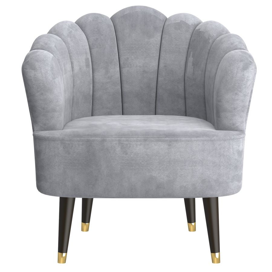 Chaise d'appoint Ezra en gris