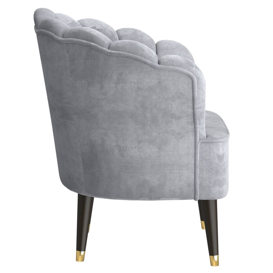 Chaise d'appoint Ezra en gris