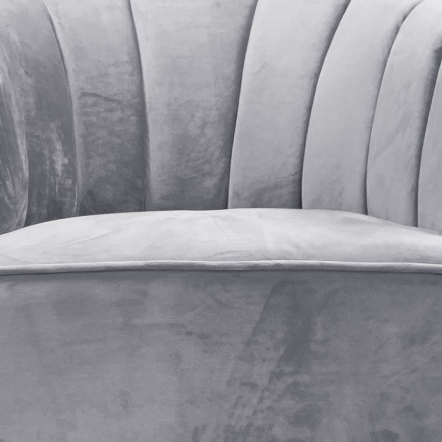 Chaise d'appoint Ezra en gris