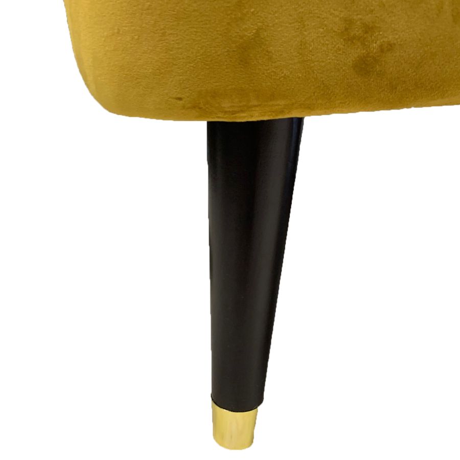 Chaise d'appoint Ezra en moutarde