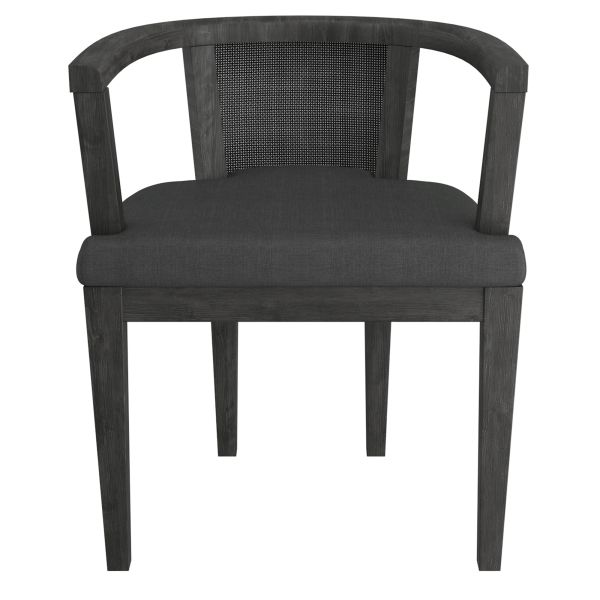 Chaise d'appoint Odin en charbon de bois