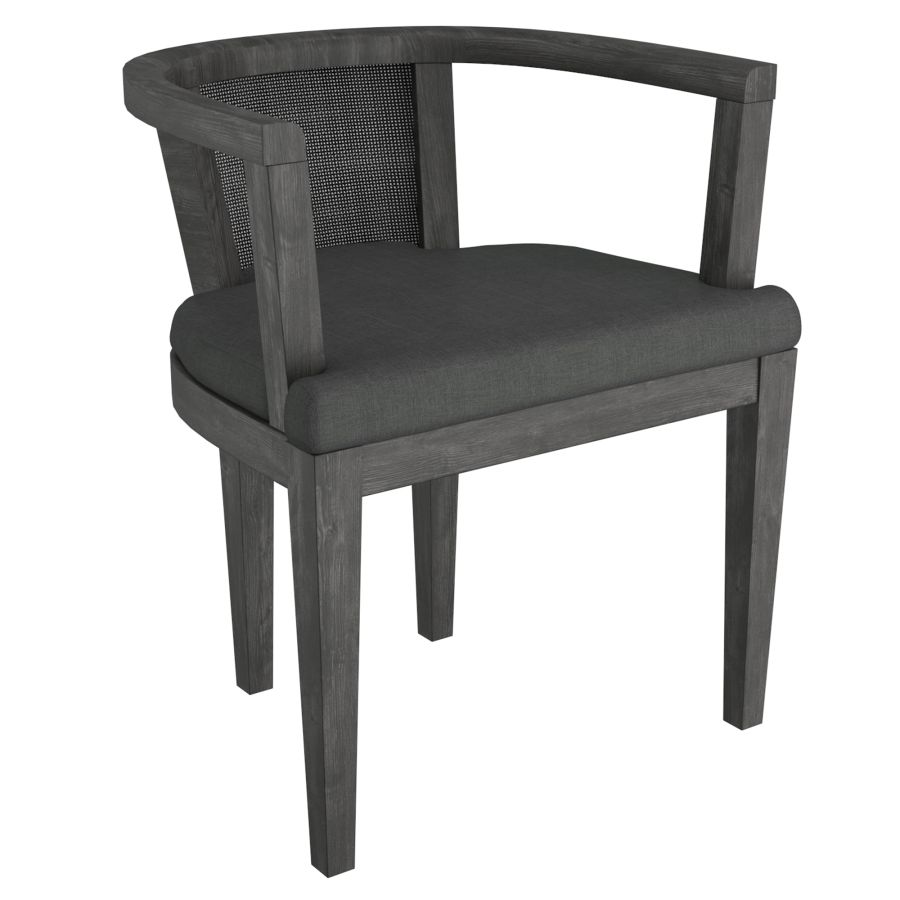 Chaise d'appoint Odin en charbon de bois