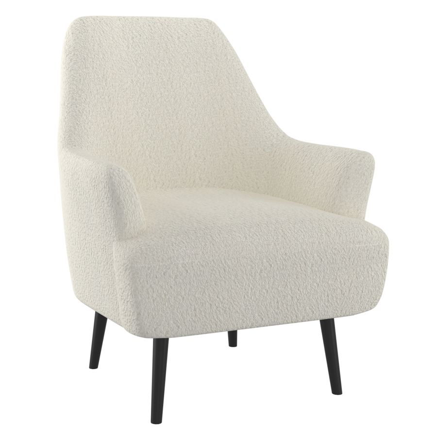 Chaise d'appoint Zoey en crème