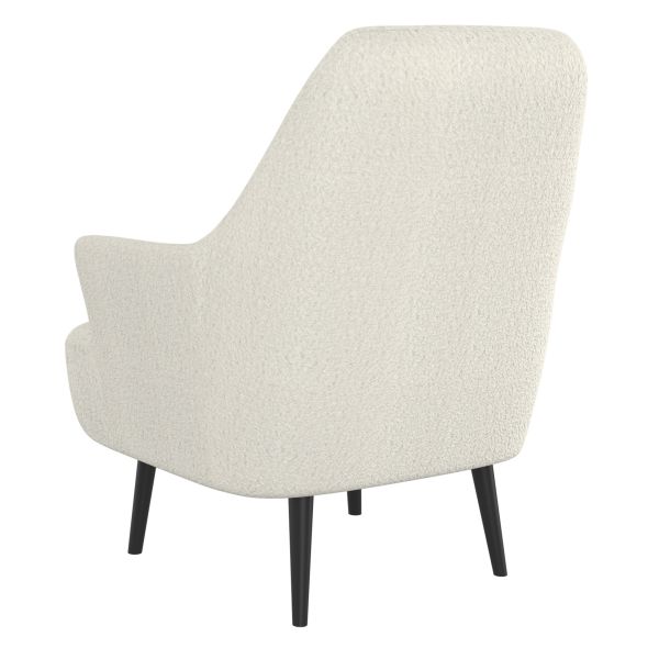 Chaise d'appoint Zoey en crème