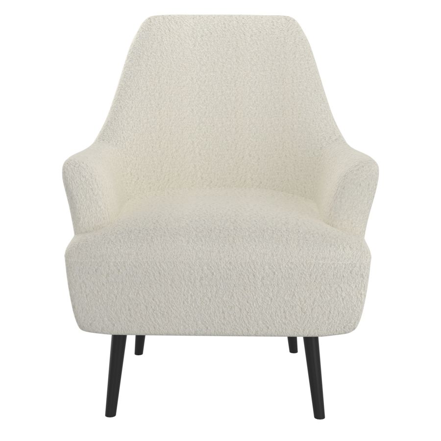 Chaise d'appoint Zoey en crème