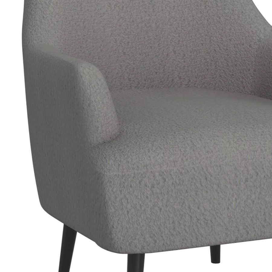 Chaise d'appoint Zoey en gris