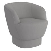 Chaise d'appoint Cuddle en Boucle grise