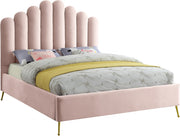 Lit en velours Lys