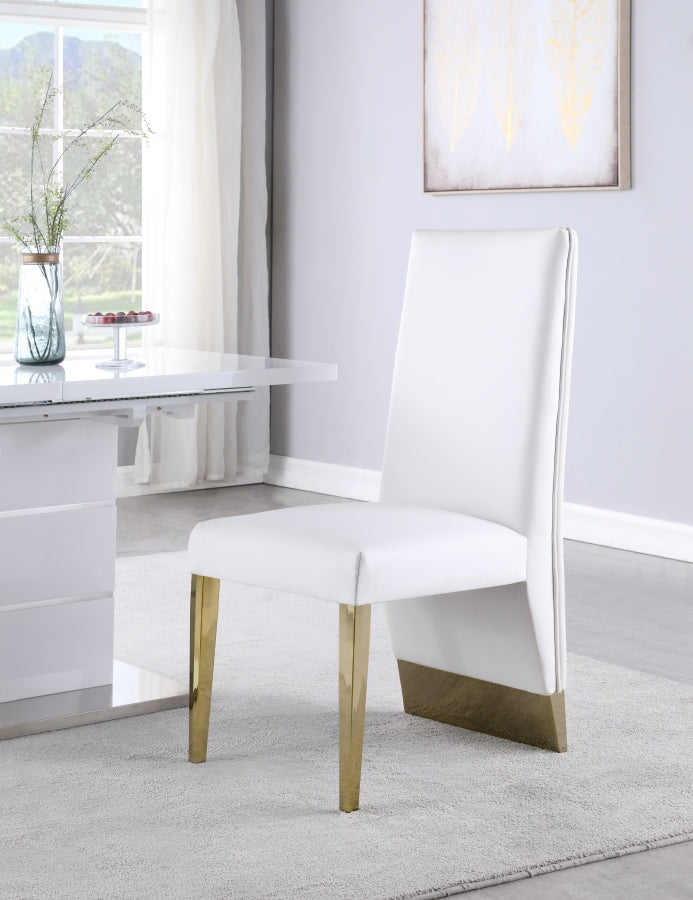 Chaise de salle à manger en similicuir Porsha