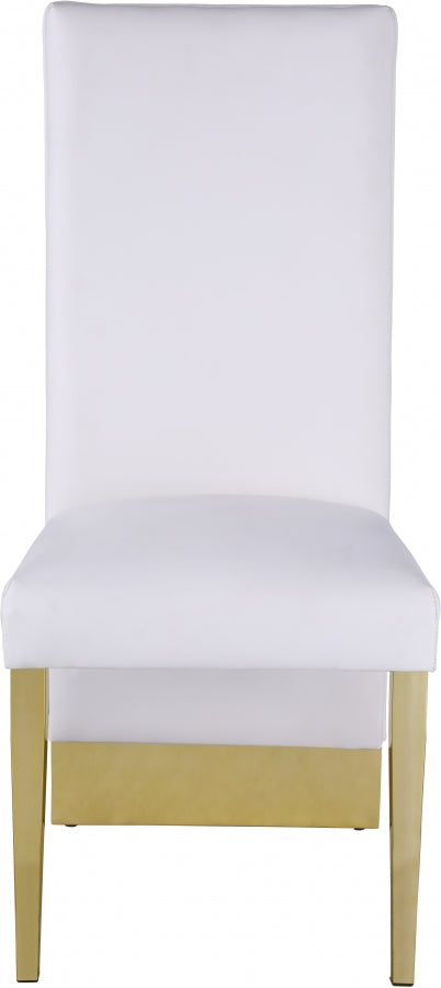 Chaise de salle à manger en similicuir Porsha
