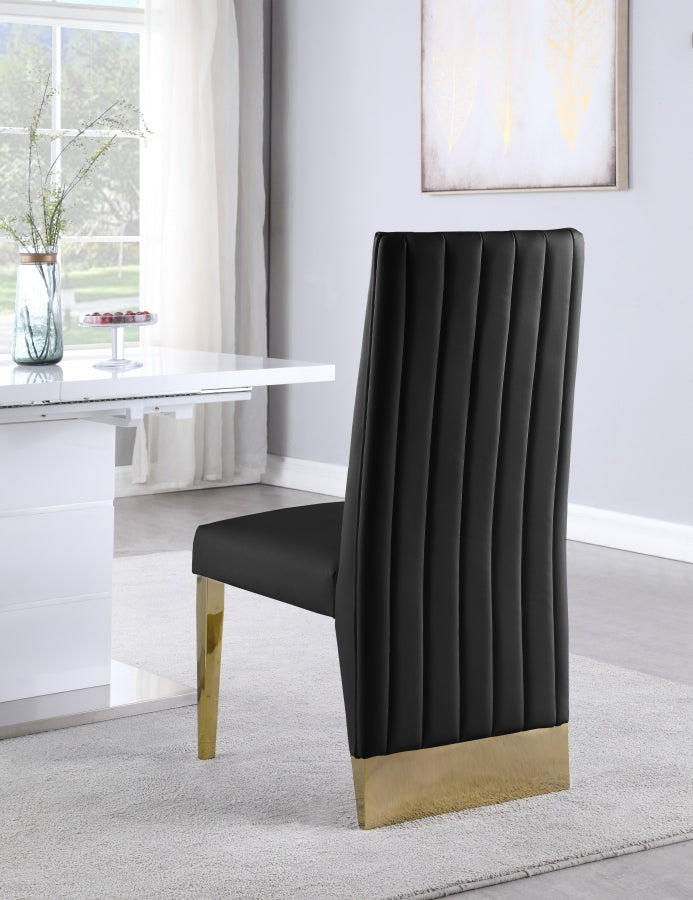 Chaise de salle à manger en similicuir Porsha