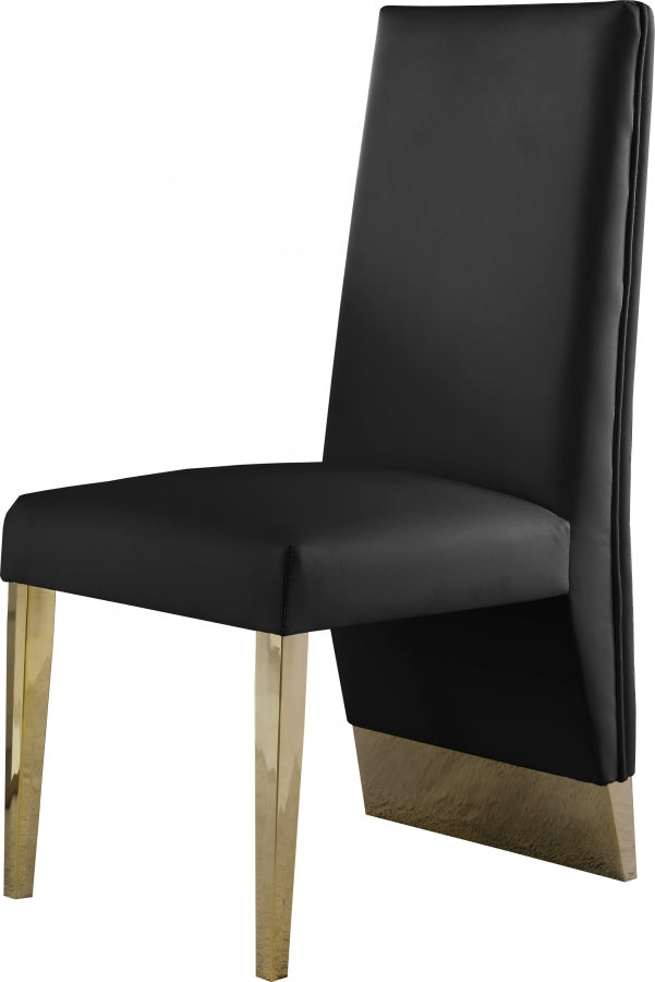 Chaise de salle à manger en similicuir Porsha