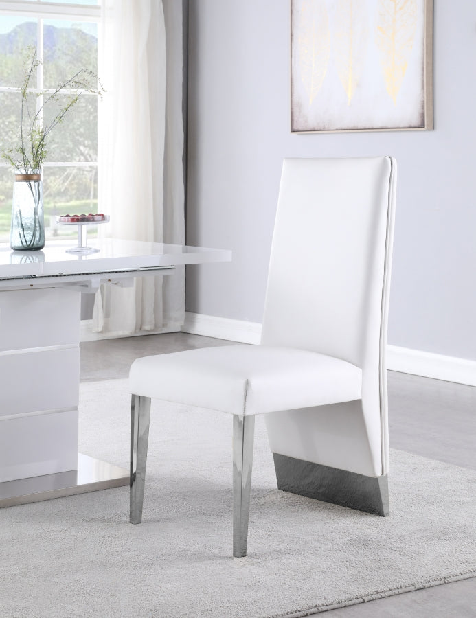 Chaise de salle à manger en similicuir Porsha