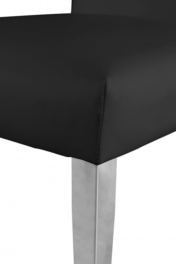 Chaise de salle à manger en similicuir Porsha