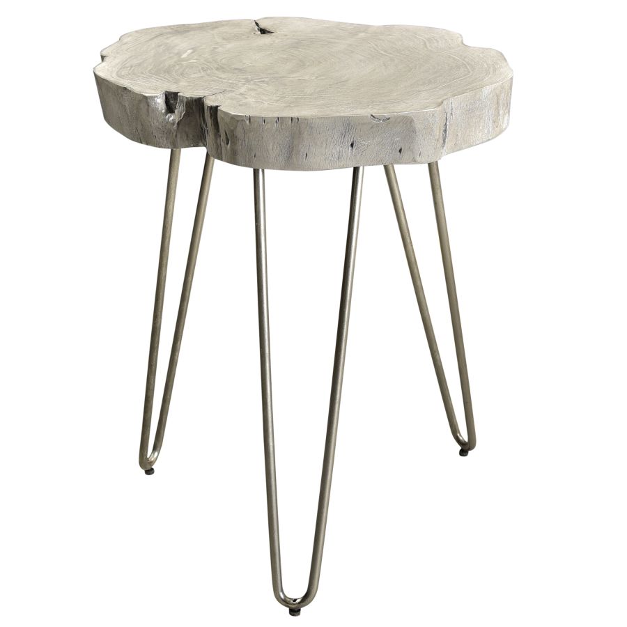 Table d'appoint Nila en gris clair