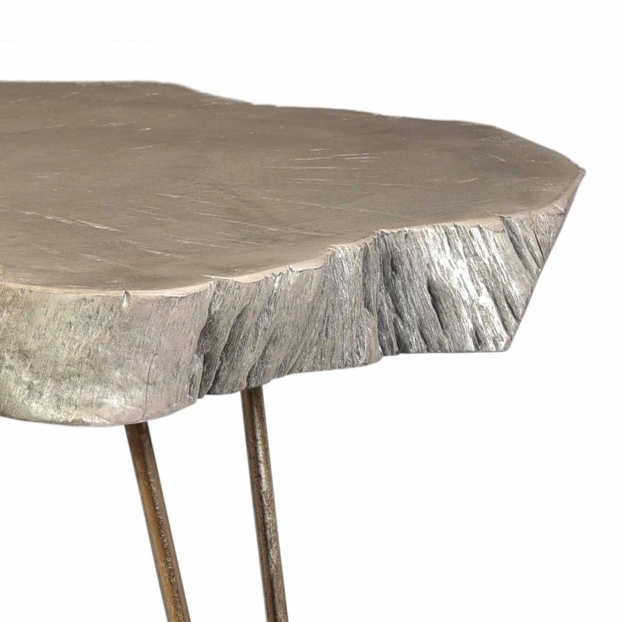 Table d'appoint Nila en gris clair