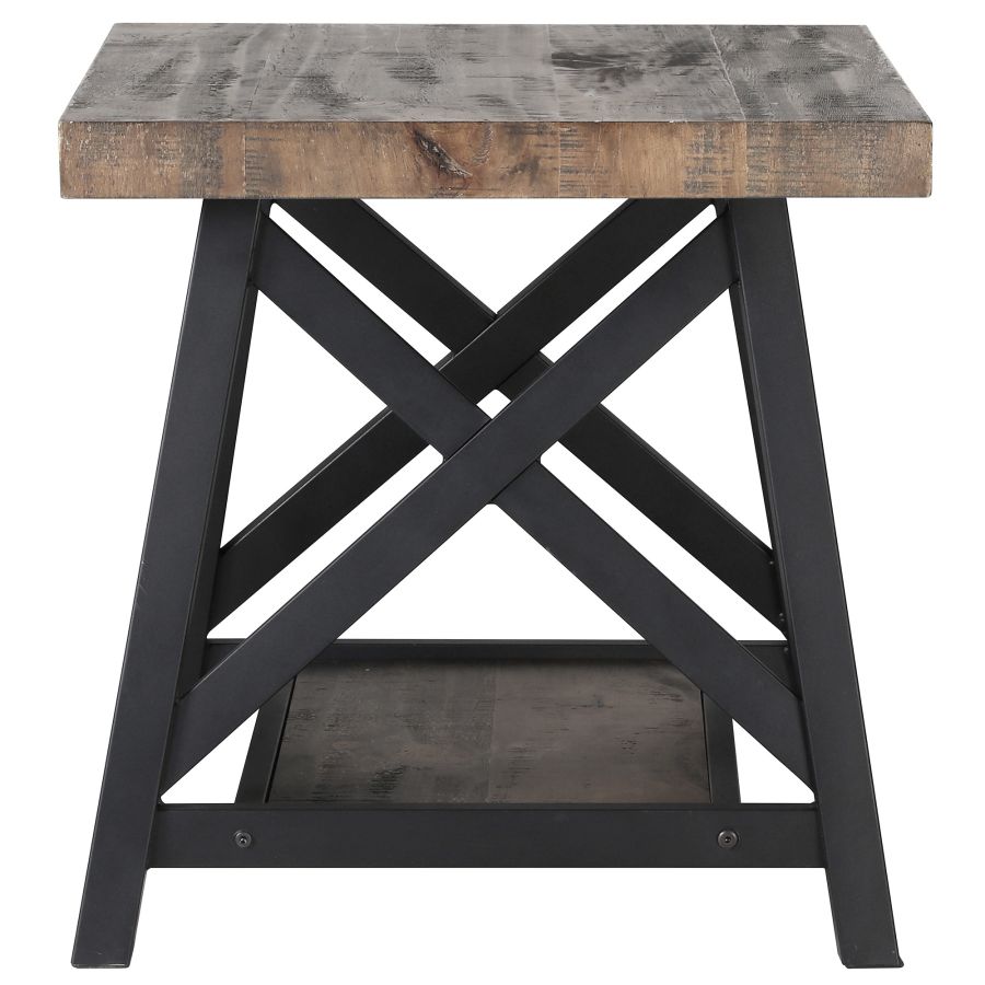 Table d'appoint Langport en chêne rustique
