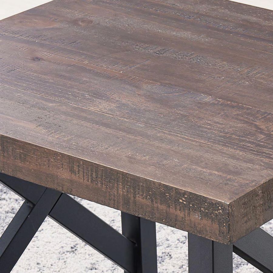 Table d'appoint Langport en chêne rustique