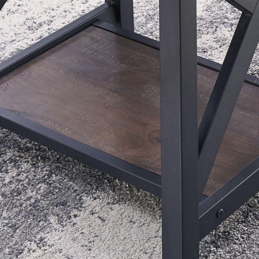 Table d'appoint Langport en chêne rustique