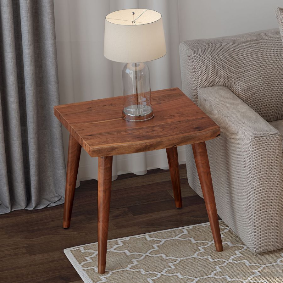 Table d'appoint Arnav en noyer