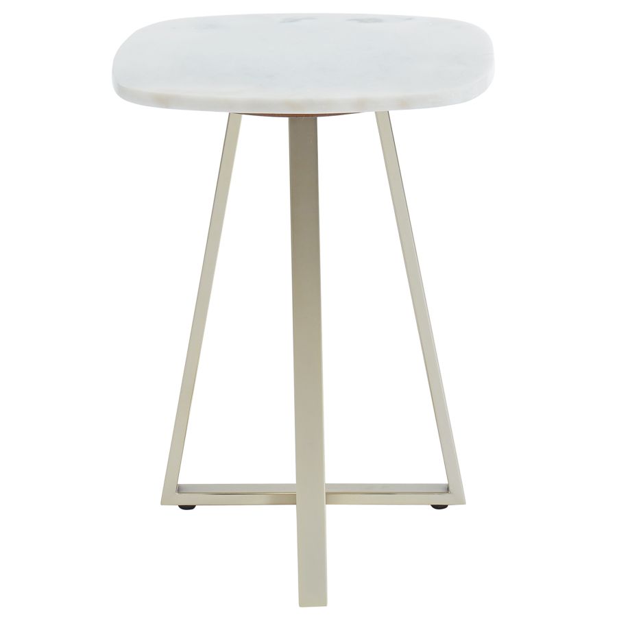Table d'appoint Ellis en blanc