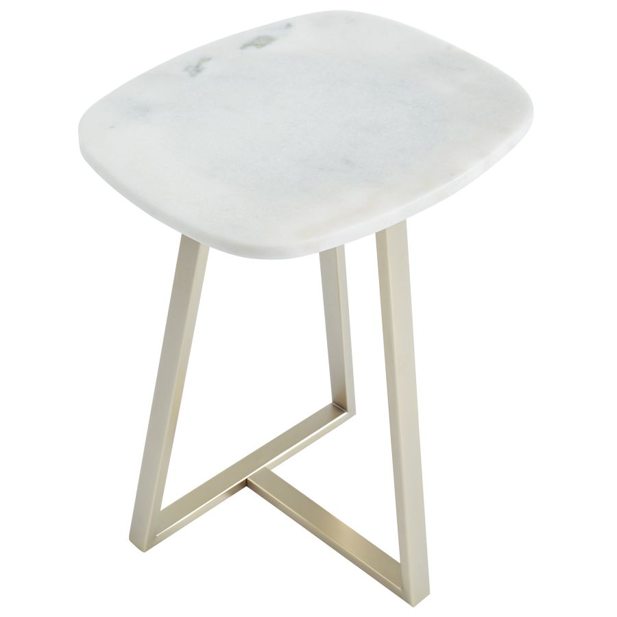 Table d'appoint Ellis en blanc