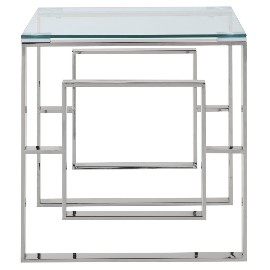 Table d'appoint Eros en argent