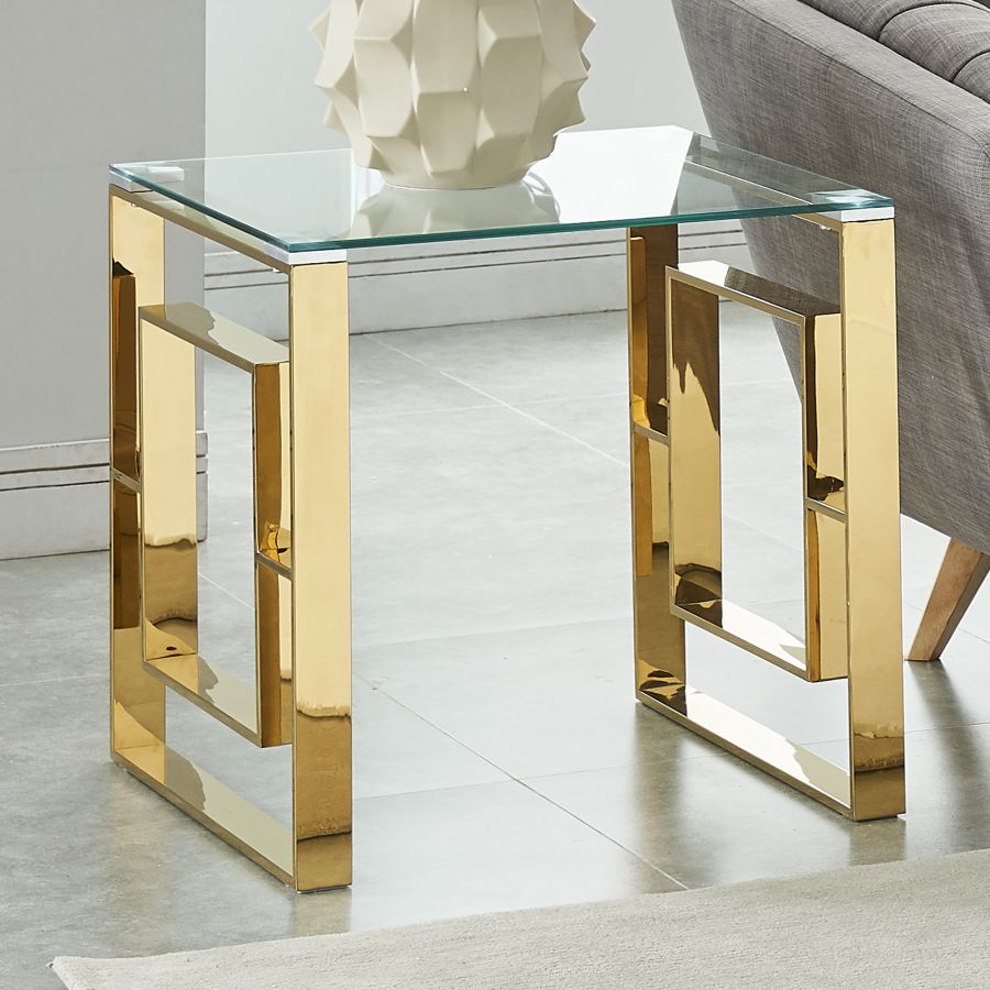 Table d'appoint Eros en or