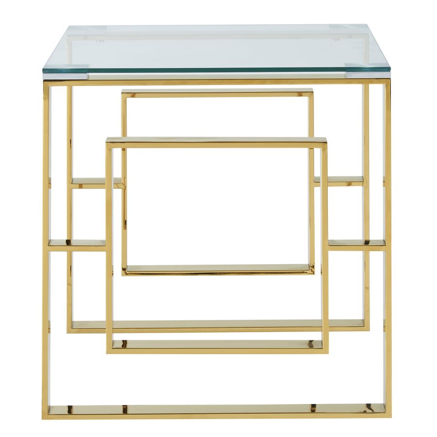 Table d'appoint Eros en or