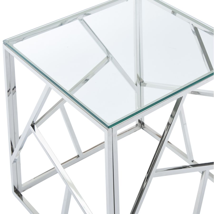 Table d'appoint Genévrier en argent