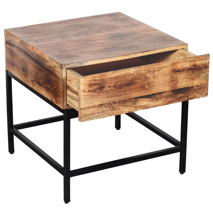 Table d'appoint Ojas en naturel brûlé