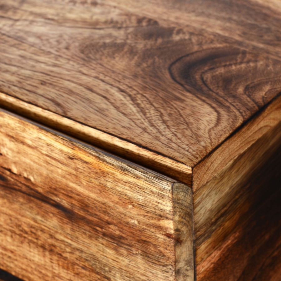 Table d'appoint Ojas en naturel brûlé