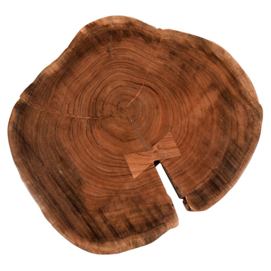 Table d'appoint Shlok en naturel/pieds noirs