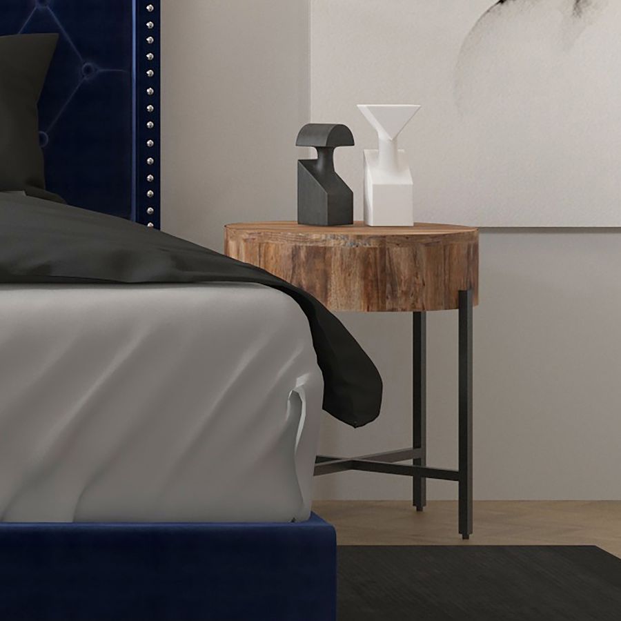 Table d'appoint Blox en naturel