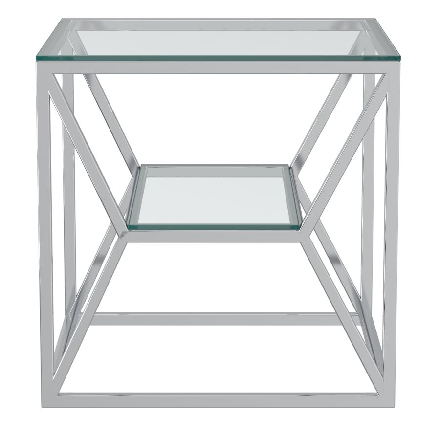Table d'appoint Dragor en argent