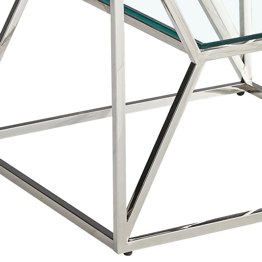 Table d'appoint Dragor en argent