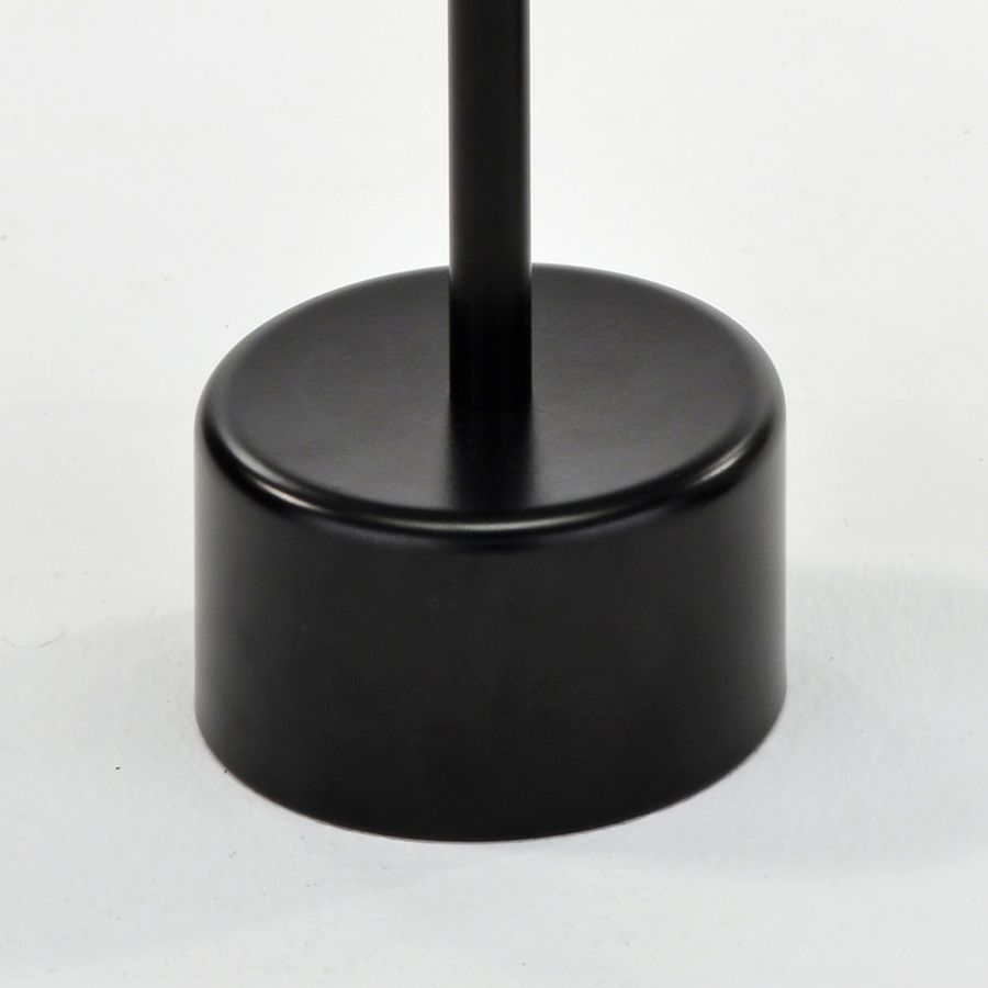 Ensemble de table d'appoint Tulipe 2 pièces en noir