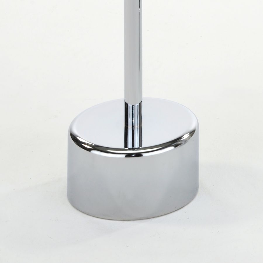 Ensemble de table d'appoint 2 pièces Tulipe en chrome