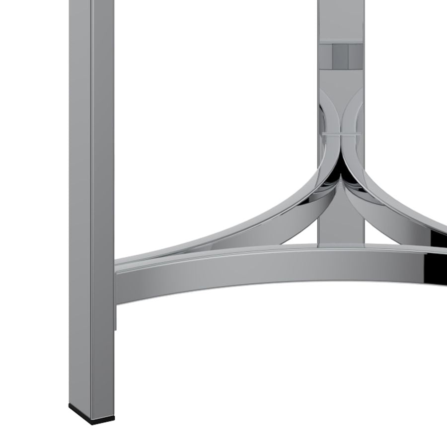 Table d'appoint Strata en chrome