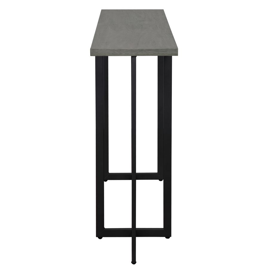 Table console Faro en gris
