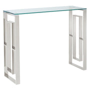 Console/bureau Eros en argent
