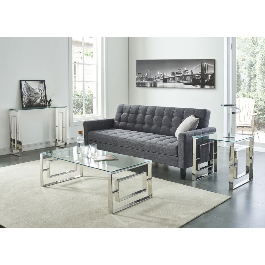 Console/bureau Eros en argent