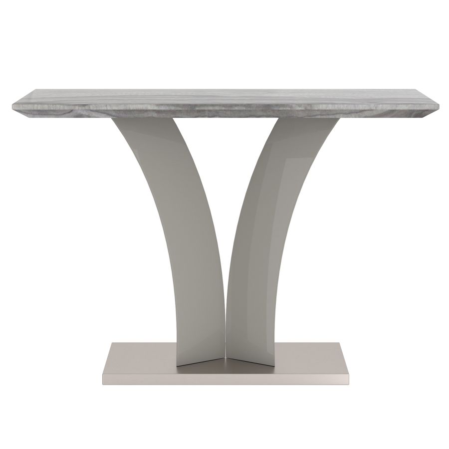 Table console Napoli en gris