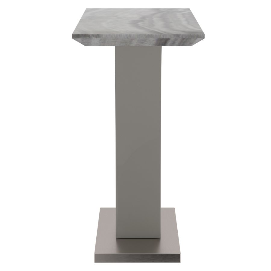 Table console Napoli en gris