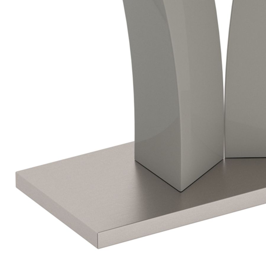 Table console Napoli en gris